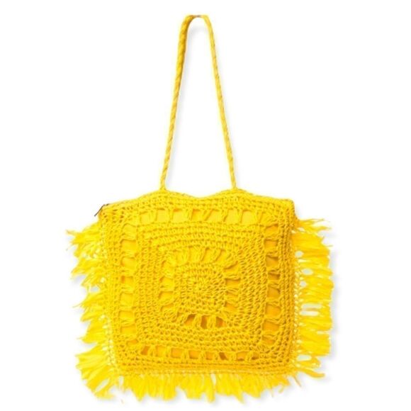 Most Wanted USA Seagrass Woven Tote - Picture 2 of 9